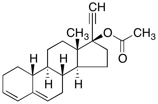 17 alpha-Ethinyl-17 Beta-acetoxy-3,5-estradiene - Chemical structure and product image