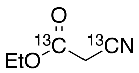 Ethyl Cyanoacetate-13C2 - Chemical structure and product image