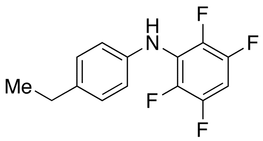 N-(4-Ethylphenyl)-2,3,5,6-tetrafluorobenzenamine - Chemical structure and product image