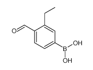 3-Ethyl-4-formylphenylboronic Acid - Chemical structure and product image