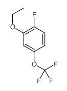 2-Ethoxy-1-fluoro-4-(trifluoromethoxy)benzene - Chemical structure and product image