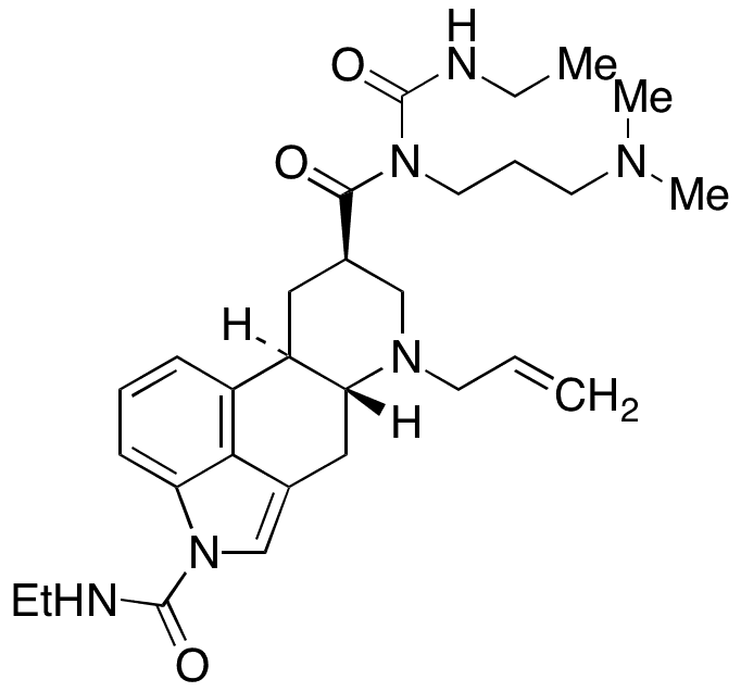 N1-Ethylcarbamoyl Cabergoline - Chemical structure and product image