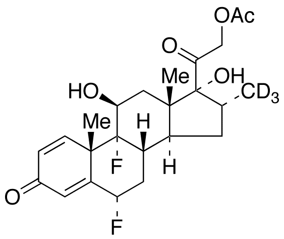 Flumethasone-d3 Acetate - Chemical structure and product image