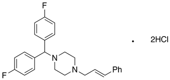 Flunarizine Dihydrochloride - Chemical structure and product image