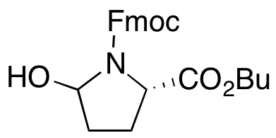 (2S)-1-((9H-Fluoren-9-yl)methyl) 2-Butyl 5-Hydroxypyrrolidine-1,2-dicarboxylate - Chemical structure and product image