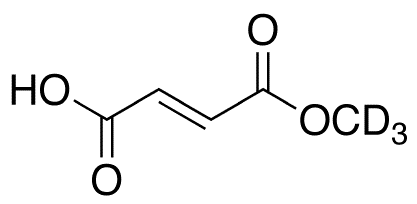 Fumaric Acid Monomethyl Ester-d3 - Chemical structure and product image