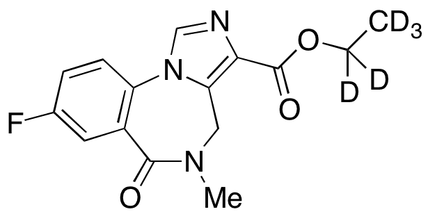 Flumazenil-D5 - Chemical structure and product image