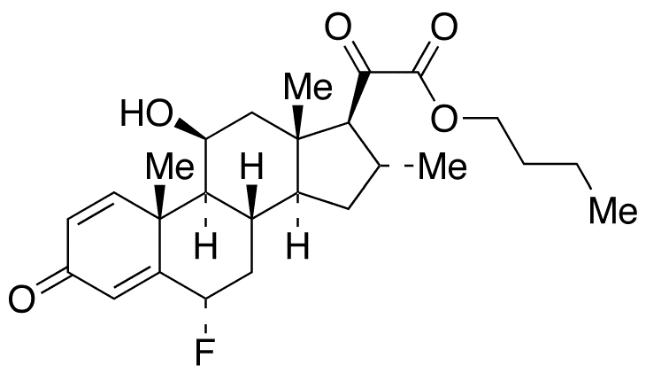 Fluocortin Butyl Ester - Chemical structure and product image