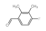 4-Fluoro-2,3-dimethylbenzaldehyde - Chemical structure and product image