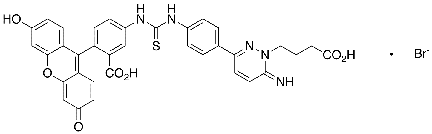Fluoresceinyl Gabazine, Bromide - Chemical structure and product image