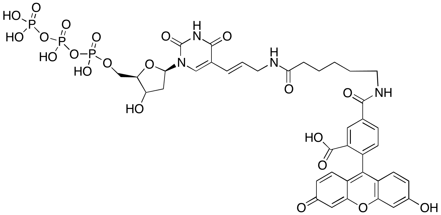 Fluorescein-dUTP - Chemical structure and product image