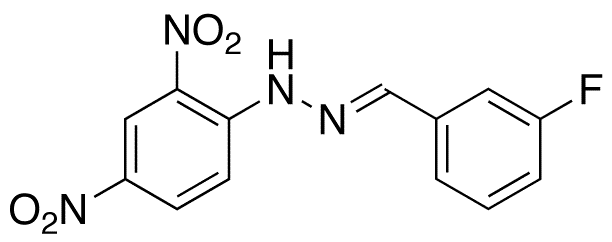 3-Fluorobenzaldehyde 2,4-Dinitrophenylhydrazone - Chemical structure and product image
