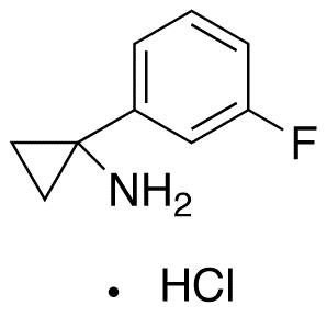 1-(3-Fluorophenyl)cyclopropanamine Hydrochloride - Chemical structure and product image
