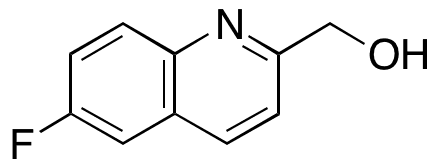 6-Fluoro-2-quinolinemethanol - Chemical structure and product image