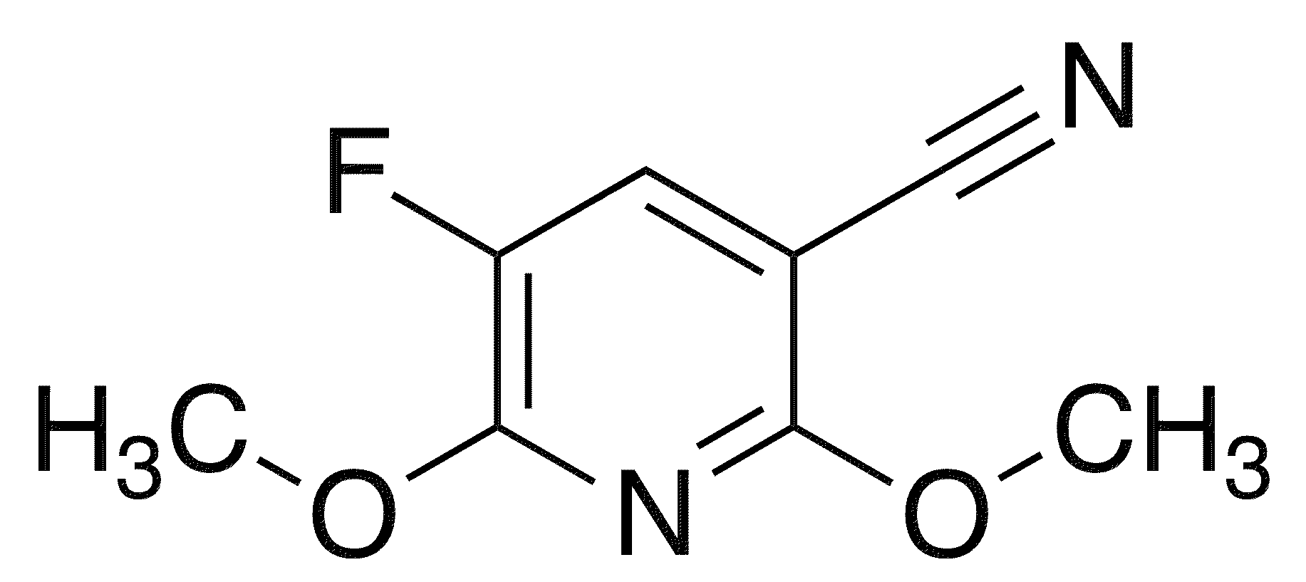 5-Fluoro-2,6-dimethoxypyridine-3-carbonitrile - Chemical structure and product image