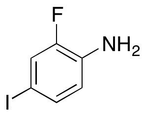 2-Fluoro-4-iodoaniline - Chemical structure and product image