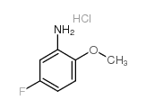 5-Fluoro-2-methoxyaniline hydrochloride - Chemical structure and product image