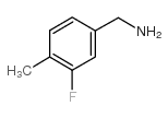 3-Fluoro-4-methylbenzylamine - Chemical structure and product image