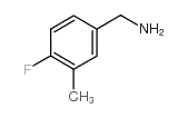 4-Fluoro-3-methylbenzylamine - Chemical structure and product image
