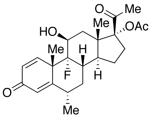 Fluorometholone Acetate - Chemical structure and product image