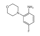4-Fluoro-2-morpholinoaniline - Chemical structure and product image