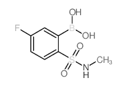 5-Fluoro-2-(N-methylsulfamoyl)phenylboronic acid - Chemical structure and product image