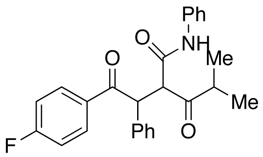 4-Fluoro-alpha-(2-methyl-1-oxopropyl)-gamma-oxo-N,beta-diphenyl-benzenebutanamide - Chemical structure and product image