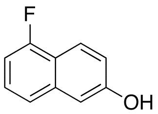 5-Fluoro-2-naphthalenol - Chemical structure and product image