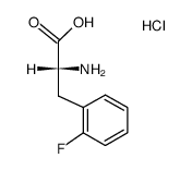 2-Fluoro-d-phenylalanine - Chemical structure and product image