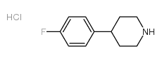 4-(4-Fluoro-phenyl)-piperidine hydrochloride - Chemical structure and product image