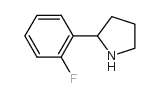 2-(2-Fluorophenyl)pyrrolidine - Chemical structure and product image