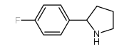 2-(4-Fluorophenyl)pyrrolidine - Chemical structure and product image