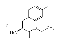 H-P-Fluoro-Phe-OEt hydrochloride - Chemical structure and product image