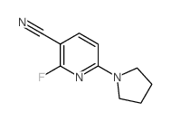 2-Fluoro-6-(pyrrolidin-1-yl)nicotinonitrile - Chemical structure and product image