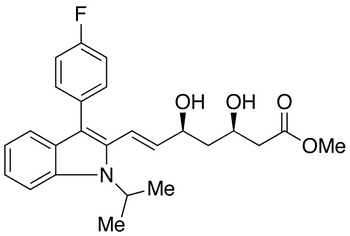 Fluvastatin Methyl Ester - Chemical structure and product image