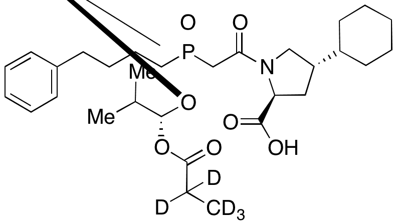 Fosinopril-d5 - Chemical structure and product image