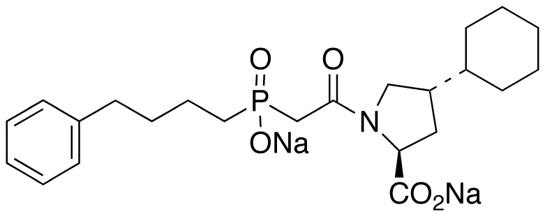 Fosinoprilat Disodium Salt - Chemical structure and product image