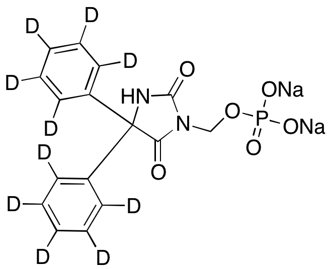 Fosphenytoin Sodium-d10 - Chemical structure and product image